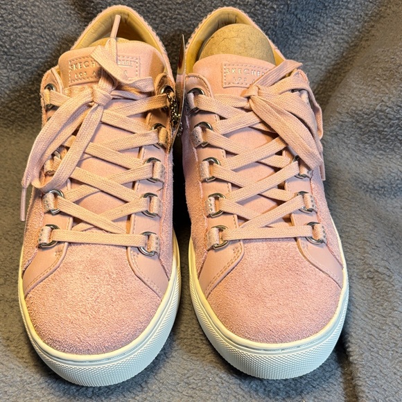 Skechers Shoes - Skechers Women's Light Pink Lace-Up Sneakers